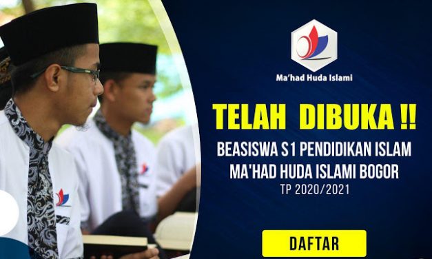Program Beasiswa S1 Pendidikan Islam TA 2020/2021